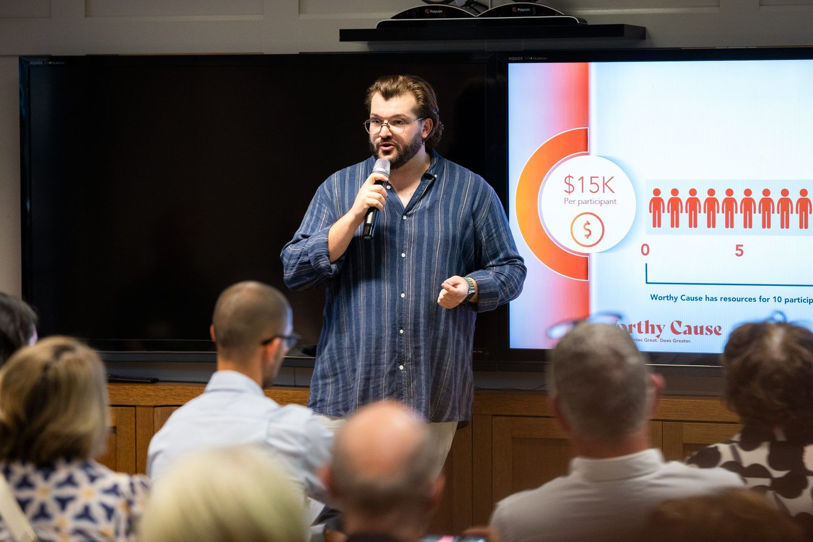 Rick Cohen addressing the audience at The Funding Network pitch night